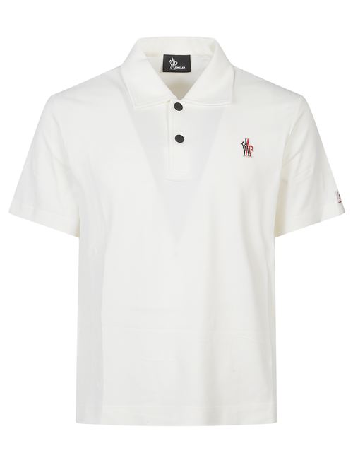 Polo shirt with logo patch MONCLER GRENOBLE | L10978A0000489AVZ034